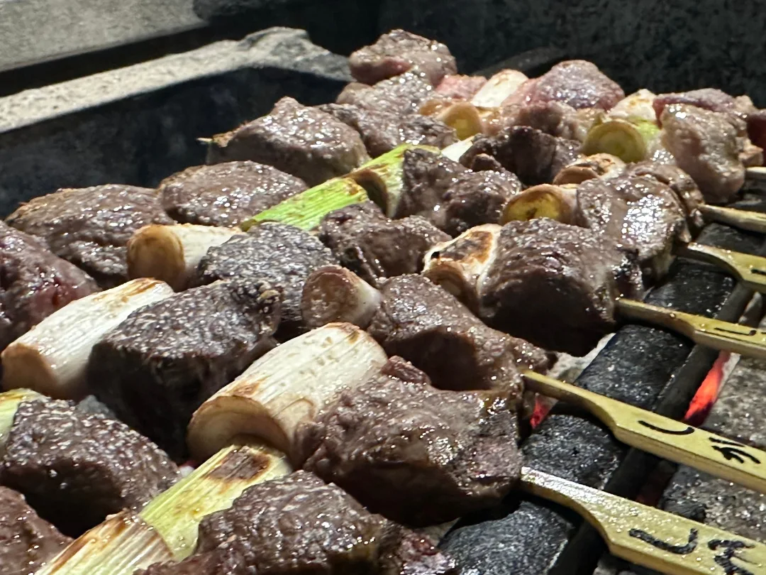 備長炭で焼き上げたジビエ🦌🌟