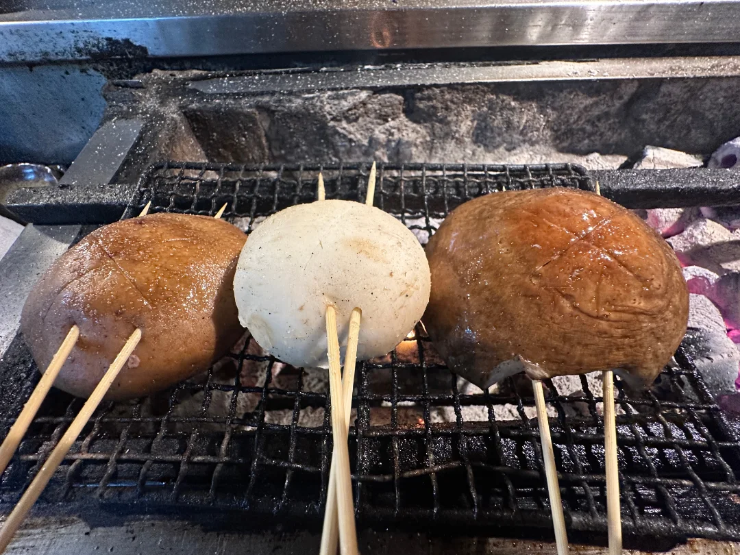 🍄【きのこの炭火焼きが超おすすめ】